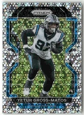 Yetur Gross-Matos 2021 Panini Prizm No Huddle Carolina Panthers #319