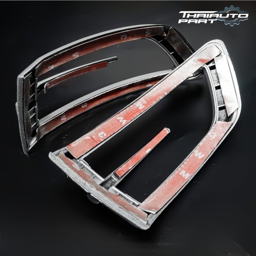 For Ford Ranger T6 PX 2012-2018 Pair LR Side Wing Mirror Light Cover Trim Grey - Picture 8 of 11
