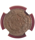 1826 1/2c Classic Head Half Cent C-1 NGC AU DETAILS - Environmental Damage *936* — photo 10