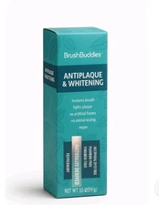 New Brush Buddies All Natural Whitening Tooth Paste