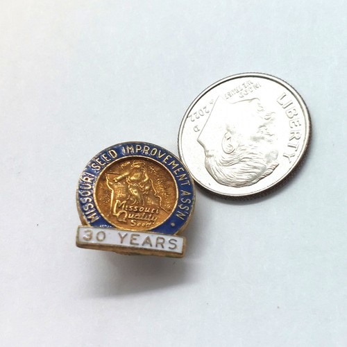 Missouri Seed Improvement Assn Pin 30 Years Service Award Missouri Quality Seed - Picture 2 of 3
