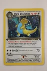 Dark Dragonite 1st Edition Holo Rare Team Rocket 5/82  2000 Pokémon *Damage*