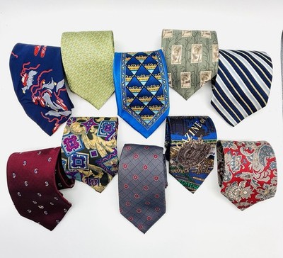 Lot 22 Designer Mens Ties Dior Gianfranco Ferre Bruno Polo Bahama Pronto Versani