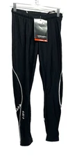 Louis Garneau Heatmaxx Men's Small Black Oslo Tights NEW (E7)