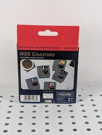 Nintendo NES Game Coasters 8 Pack New Free P&P Mario Donkey Kong Zelda Duck Hunt