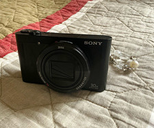 Sony Cyber-shot DSC-WX500 Black Compact Camera 20.4MP 30x Zoom Flash HDMI