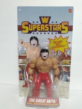 WWE Mattel Superstars Series 14 The Great Muta Wrestling Figure UNPUNCHED CARD