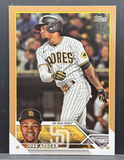 Jose Azocar  2023 Topps Update Series - San Diego Padres #US81 Gold #/2023