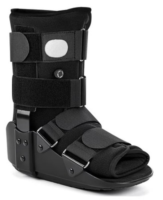 Medibot Advanced Walking Boot for Ankle Injuries,Adjust Air Splint w/ Pump,Large