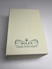 Rolex CPO Off White Leather Watch Travel Case Manual & Box