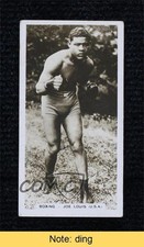 1935 JA Pattreiouex Sporting Celebrities Tobacco Joe Louis #32 READ 11bd