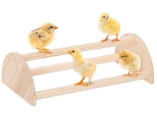 Chick Perch Prevent Rotation Design Strong Wooden Roosting Bar Toy Assembly