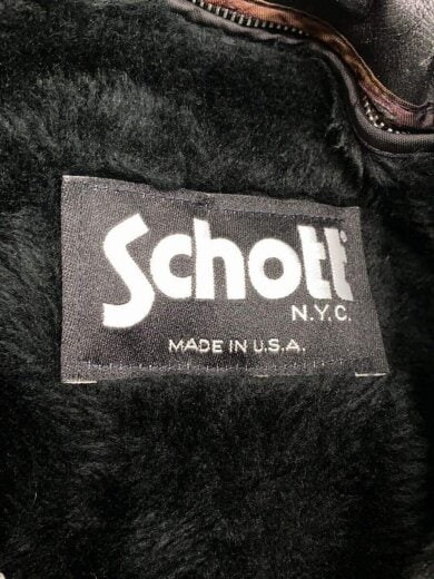 Schott/Leather jacket/Blouson/40/Leather/BLK/652 | eBay