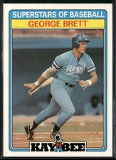 1987 Topps Kay-Bee Superstars of Baseball #5 George Brett