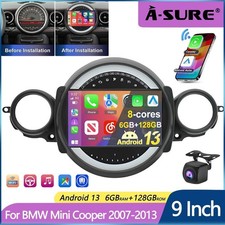 6G+128G Android 14 For BMW Mini Cooper R60 2007-13 Car Radio Stereo Carplay +Cam