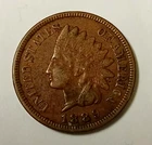 1889 Indian Head Penny Cent in VF+/XF circulated condition.