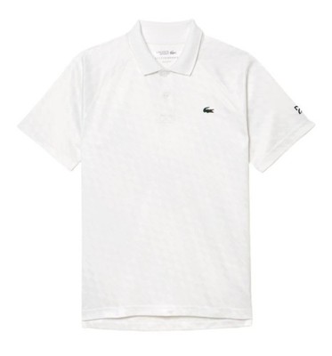 POLO WEISS (4/M) LACOSTE SPORT x NOVAK DJOKOVIC (DH5174) - NEU