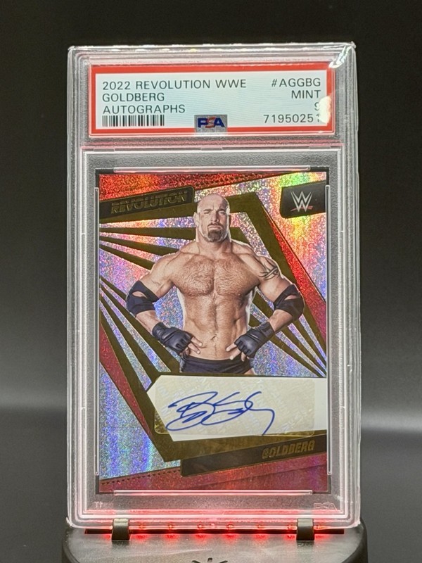 2022 Revolution WWE GOLDBERG AUTOGRAPHS PSA 9 Legend HOFER