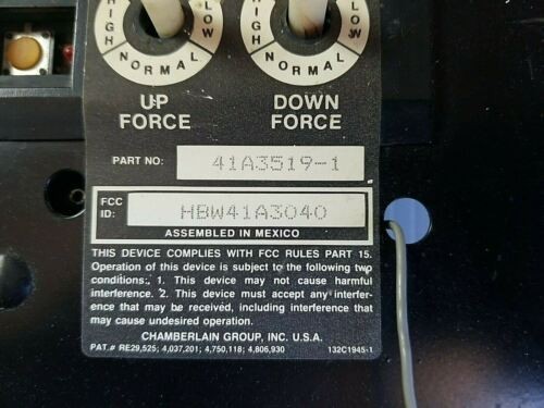 Chamberlain 41A3519-1 Receiver Logic Board Garage Door Old Grey