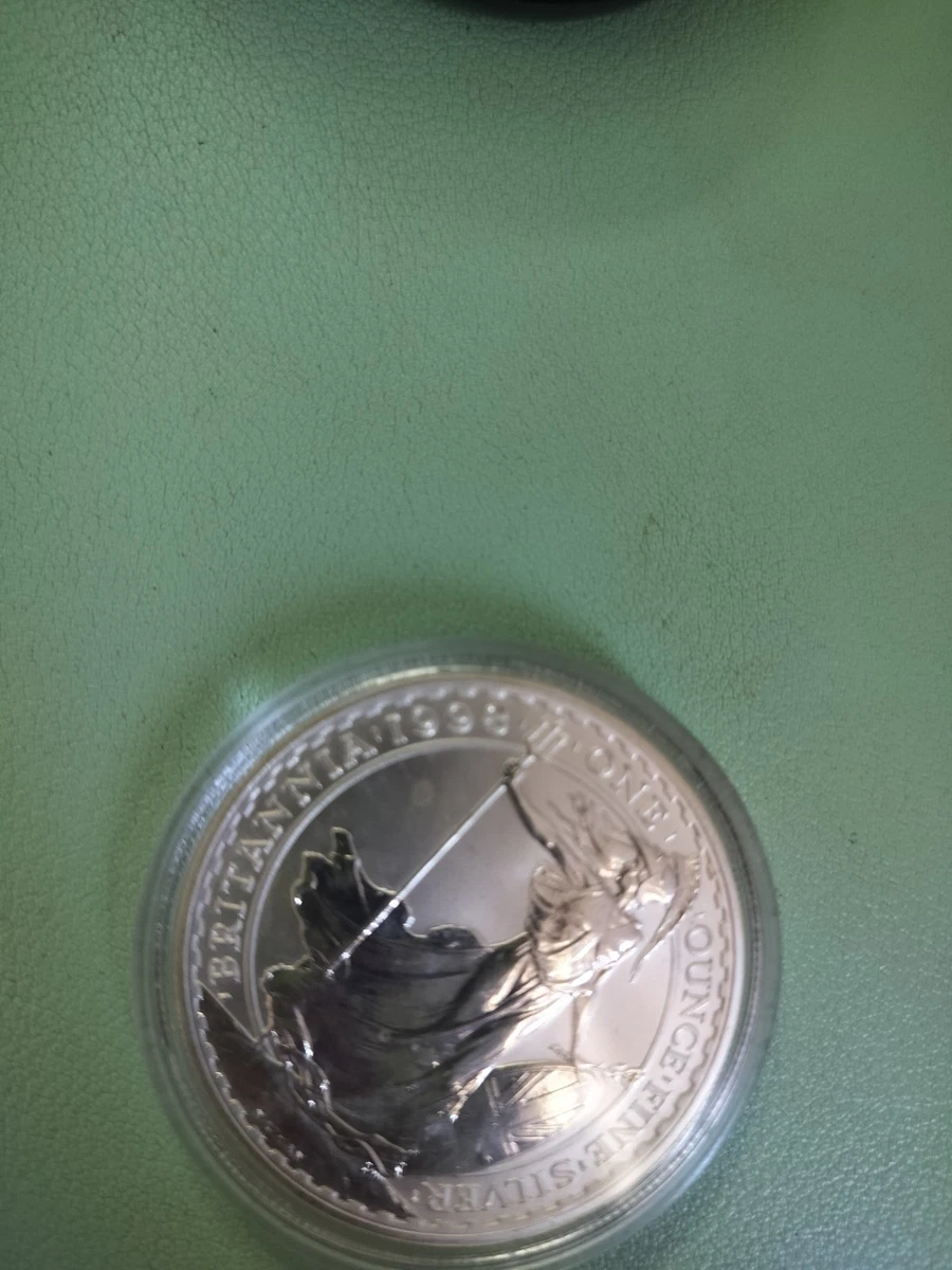 2ª OZ SERIE BRITANNIA 1998.1 OZ PLATA.FDC. BELLISIMA. RARA.BRI-2