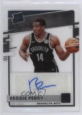 2020-21 Panini Clearly Donruss Rated Rookie Reggie Perry #RRA-RGP Auto RC