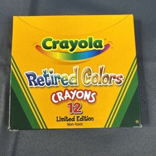Vintage - New in Box - 12 Retired Crayola Crayons - 2003 Limited Edition