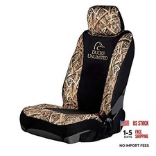 Ducks Unlimited Auto Seat Neoprene 2.0 Shadow Grass Blades Low Back Single