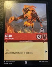 Scar - Fiery Usurper 122/204 Common The First Chapter Disney Lorcana TCG