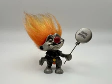 Rawcliffe Pewter Troll 1992 Clown “You’re Special” Balloon Firey Hair RARE VTG