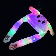 Hasenmütze Kinder LED Wackelnde Ohren durch ...