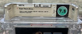 NES SUPER MARIO BROS. 1985 CIB 7.5 WATA GRADED HANGTAB /NES GAMES / GRADED GAMES