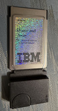 IBM PCMCIA Home and Away Fax Modem Ethernet Credit Card Adapter Model 1