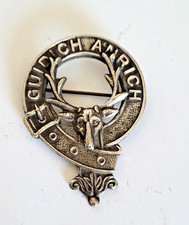 Original Vintage Clan MacKenzie Seaforth Highlanders crest badge Guidich An Rich