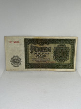 Banknote / DDR / 50 Deutsche Mark 1948 / circ., gut erhalten / P.14