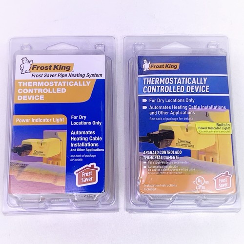 (2-Pk) Frost King Thermostatically Controlled Devices for Heating Cable ...