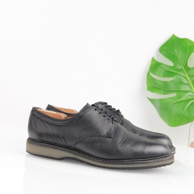 Allen Edmonds Mens Wanderer Oxford Size 11 EEE WIDE Black Comfort Plain Toe Shoe