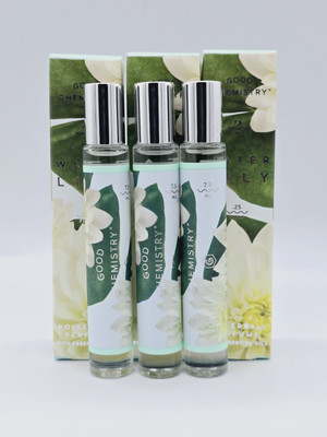 Good Chemistry Water Lily Rollerball Perfume with Essential Oils  lot of 3.