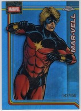 2026 Topps Chrome Marvel Comics Mar-Vell #135 Blue Refractor /150 MINT