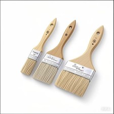 Shed Fence Brush 5" Multipurpose Wide Block Paint Paste Pig Wooden Handle Garden