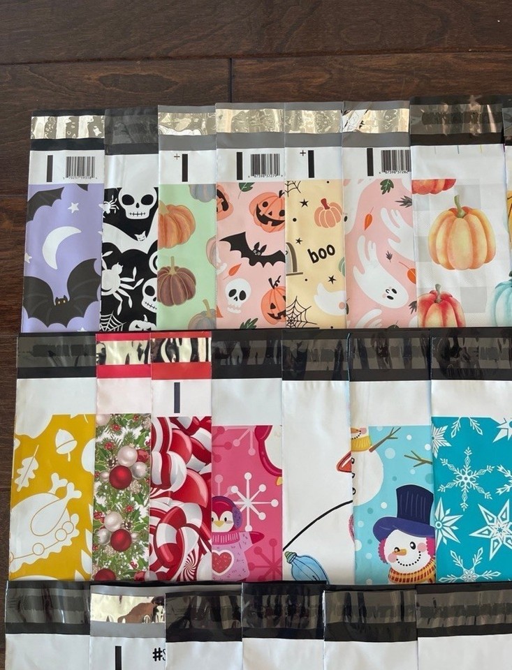 40 Pack - 10x13” Fun ALL Holiday Mystery Set Poly Mailers | eBay
