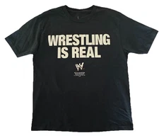 Travis Scott x WWE Tee L Black Wrestling Is Real NEW *flaw