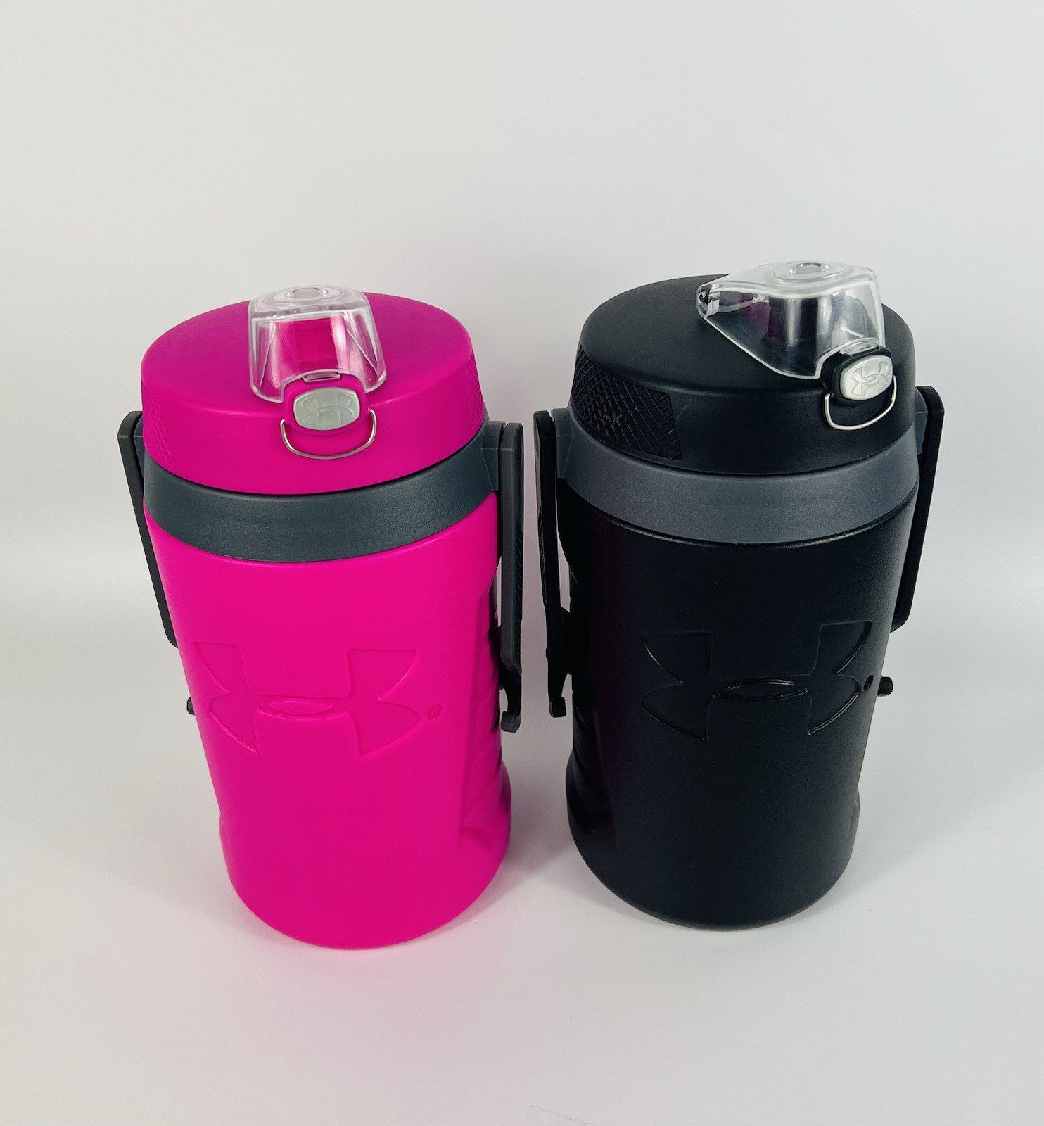 Thermos Under Armour 64 oz Water Jug Bottle Sports Outdoors Camping Flip Top Set