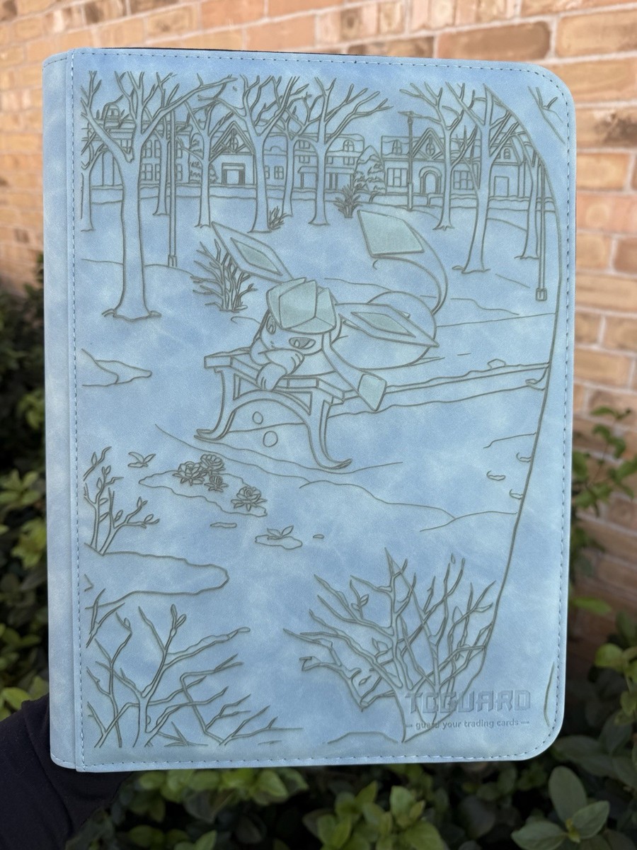 Pokemon Laser Engraved 9 Pocket Glaceon Binder (Made To Order) | eBay