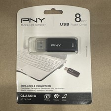 PNY 8GB USB Flash Drive - Sealed In Box