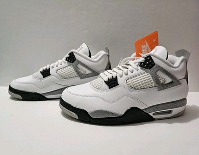 Air Jordan 4 Retro White Cement 2025 B-Grade Men's Shoes Sz 13 (FV5029-100)