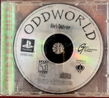 Oddworld: Abe's Oddysee (Sony PlayStation 1, 1997) No Manual Tested Works Great!