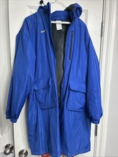 Sporti Youth Large Royal Blue Comfort Fleece Lined Swim Parka Hooded Coat Swim