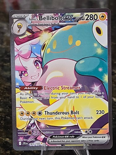 Iono's Bellibolt ex 183/159 - Journey Together - Special Illustration Rare - NM