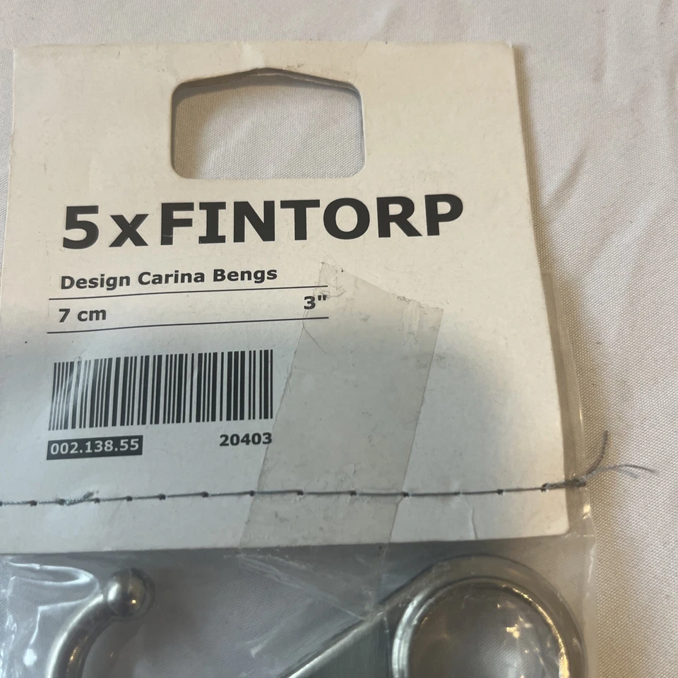 Pacote com 5 IKEA Fintorp Silver Design Carina Bengs 3” (7cm) 002.138,55 - Imagem 4 de 4