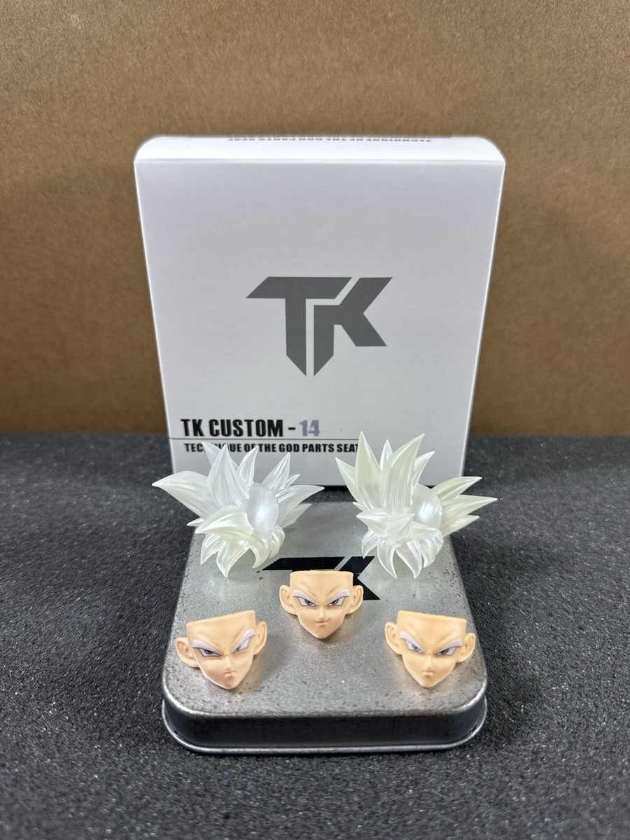 【shibuya takuo】HEAD NATURAL INSTINCT SH Figuarts Dragon Ball Z TKDiy Goku Ultra Instinct Translucent